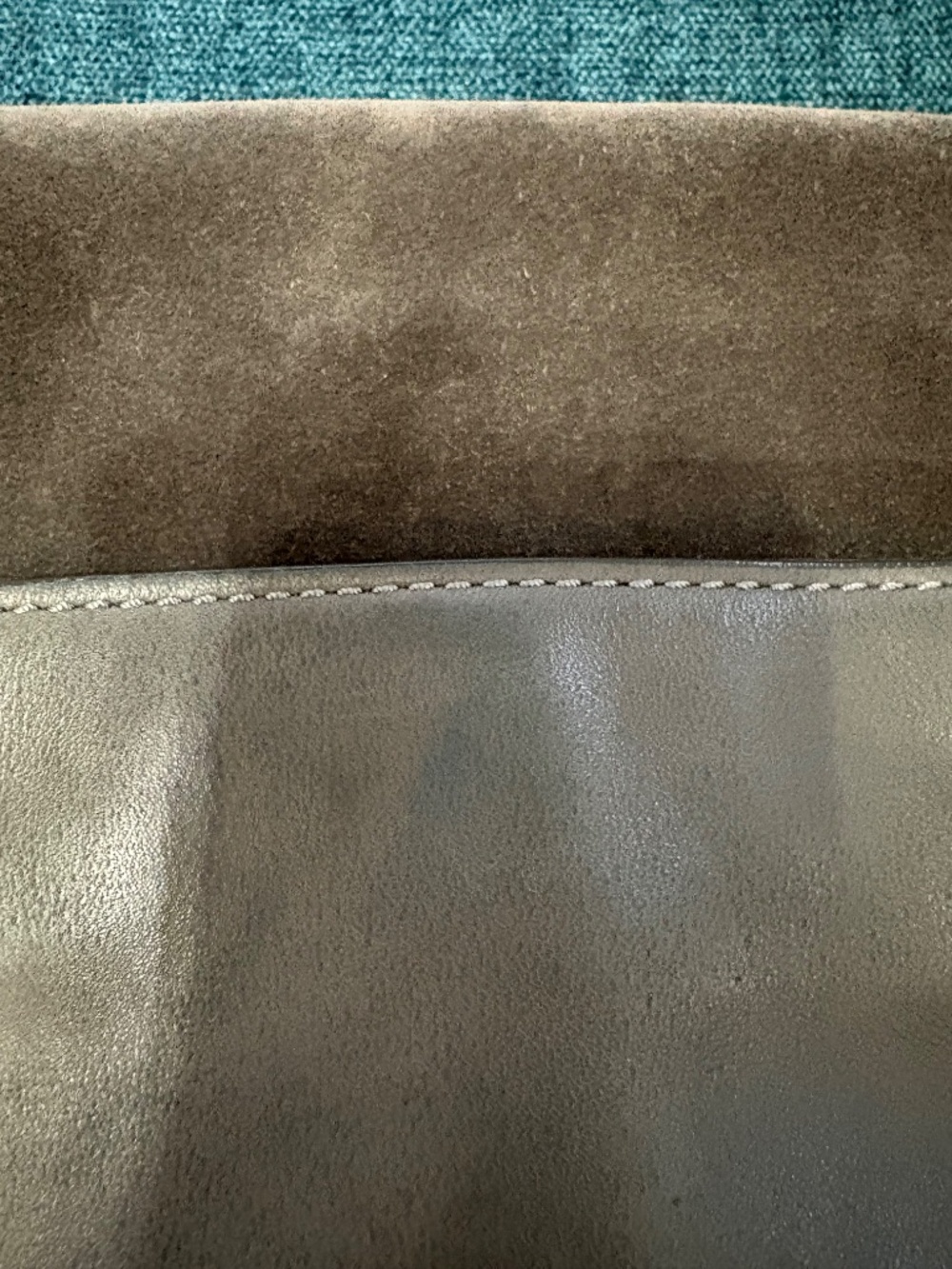 FRYE Ray Fringe Crossbody Saddlebag - Suede/Leather - Picture 8 of 9